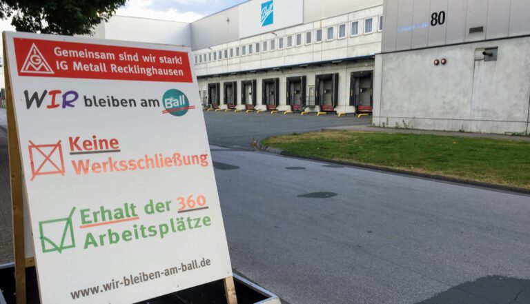 Schließung des Dosenwerks verhindern!