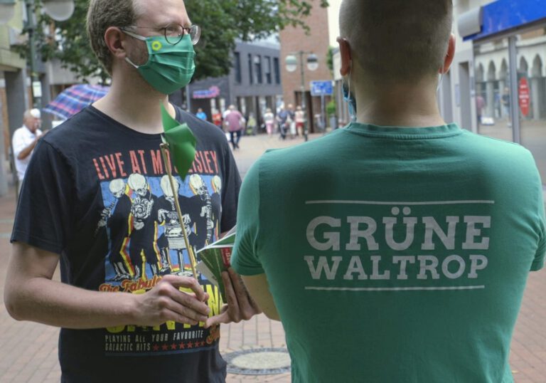 Straßenwahlkampf trotz Corona