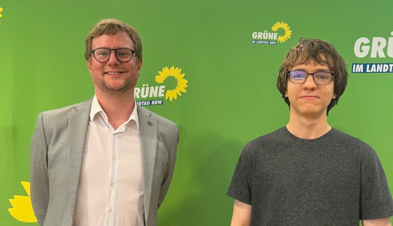 Schüler Melvin Danielzick erhält spannenden Einblick in politische Arbeit