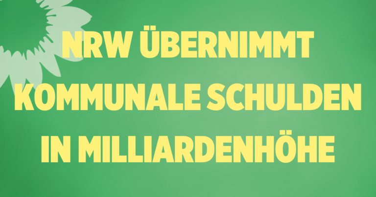 NRW übernimmt kommunale Schulden in Milliardenhöhe