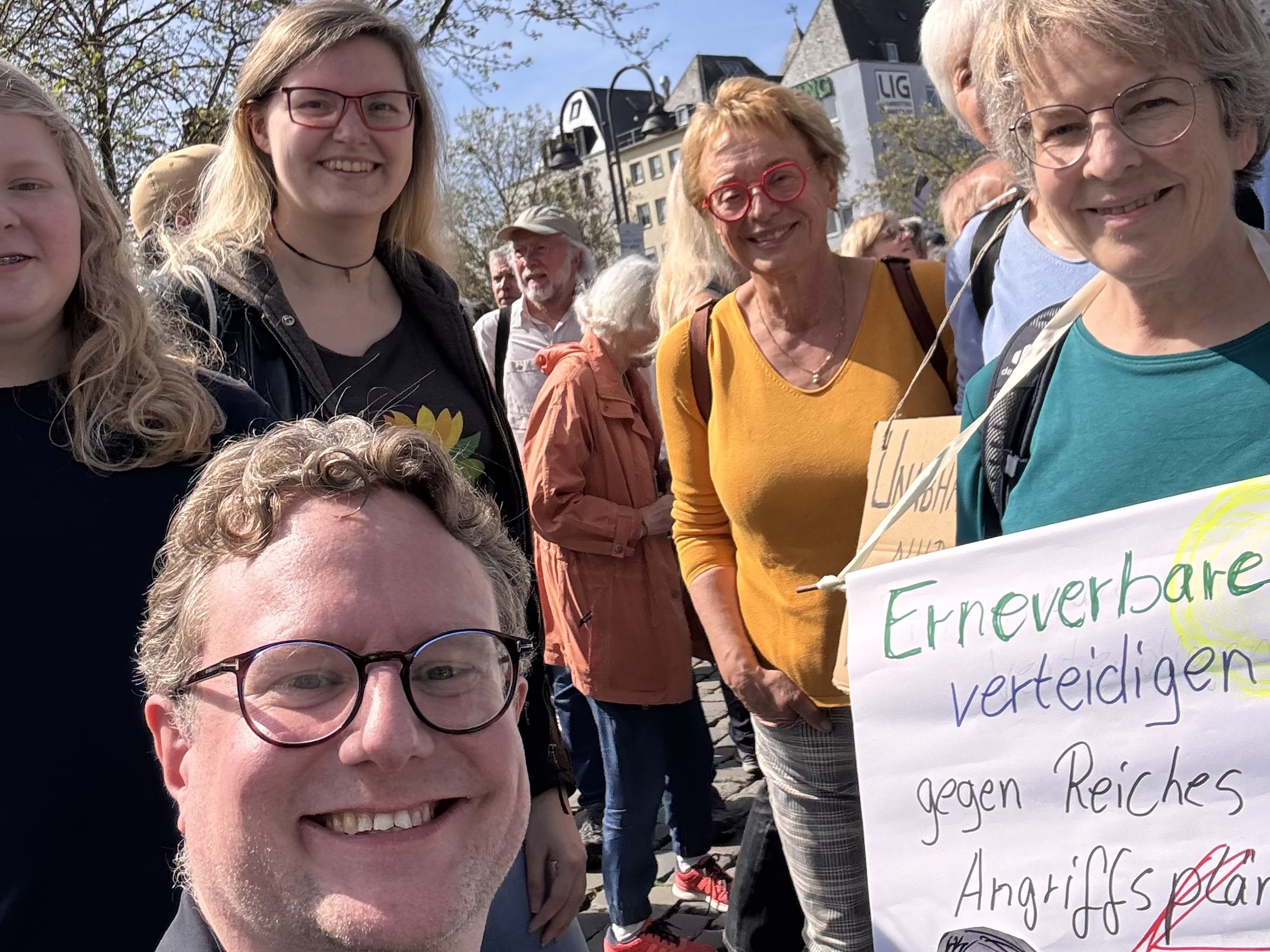 Erneuerbare Energien verteidigen in Köln